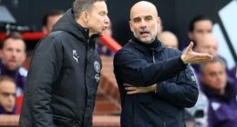 Pep Guardiola and his assistant Pep Lijnders looked exasperated on the touchline