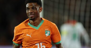 Manchester United's Amad Diallo continued his fine goal-scoring form at the Africa Cup of Nations on Tuesday, netting the opener for Ivory Coast during their 3-0 win over Burkina Faso