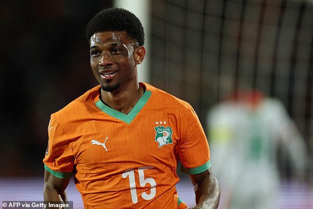 Manchester United's Amad Diallo continued his fine goal-scoring form at the Africa Cup of Nations on Tuesday, netting the opener for Ivory Coast during their 3-0 win over Burkina Faso