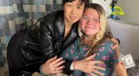 Silvia Zhang (pictured with surrogate mother Kayla Elliot, 27) allegedly took part in the scheme with her partner Guojun Xuan