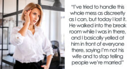 Married Lady Returns From Leave To A Second “Hubby,” Shocked As Coworker Told People They’re Hitched