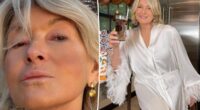 Martha Stewart, 84, ditches makeup and slips into sexy lingerie for morning glow-up