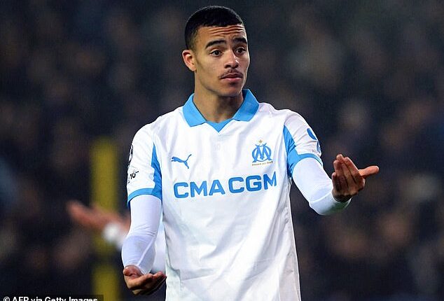 Mason Greenwood is thought to have attracted the ire of Marseille's director of football amid chaos at the club