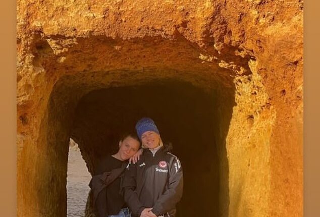 Matildas star Hayley Raso has set tongues wagging with football fans after posting a photo on social media next to club teammate Rebecka Blomqvist