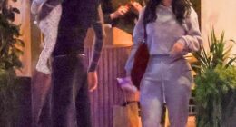 Megan Fox and Machine Gun Kelly stepped out for dinner with their baby daughter Saga on Saturday