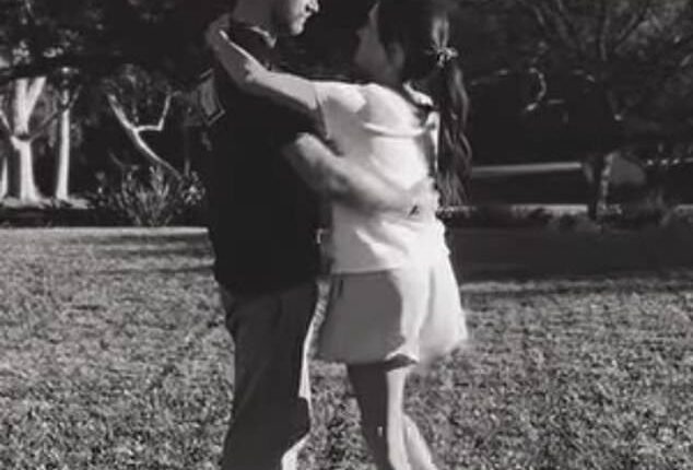 Meghan Markle can be seen dancing with her husband Prince Harry in a video filmed by their daughter Princess Lilibet