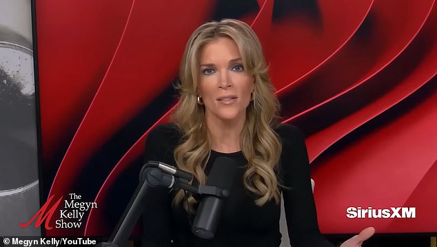 Megyn Kelly hit out at slain ICE protester Alex Pretti for 'stalking, harassing and terrorizing' agents after a video emerged showing him kicking the tail light of one of the agency's SUVs and spitting at agents