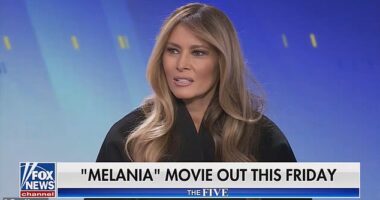 First Lady Melania Trump insisted on Fox News Channel's The Five that President Donald Trump is a 'unifier,' adding it's the 'opposition' in the United States that's the problem