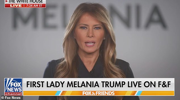 First Lady Melania Trump made a rare political statement during an appearance on Fox & Friends Tuesday, January 27 as she called for 'unity' and 'peaceful protests' amid the unrest and deadly clashes in Minneapolis, Minnesota