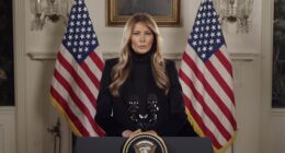 First Lady Melania Trump was left on mute during an artificial intelligence conference hosted by Zoom and held on Zoom Friday. For 32 seconds after she was introduced, the volume didn't work