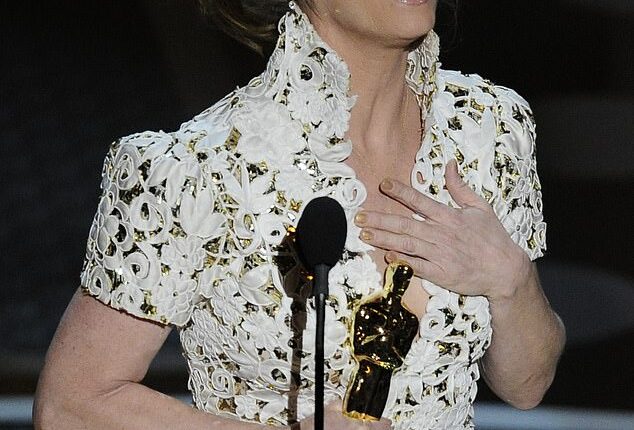 Melissa Leo, 65, revealed that winning an Academy Award didn't provide her with the career boost many would expect; Pictured accepting her Oscar at the 83rd Academy Awards in 2011