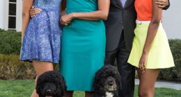 Michelle Obama spoke about how she goes about navigating discussing her daughters' love lives during a chat with Alex Cooper on her podcast Call Her Daddy this week