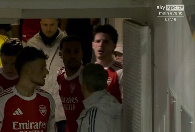 Declan Rice launched an expletive-laden rant against Albert Stuivenberg on Wednesday