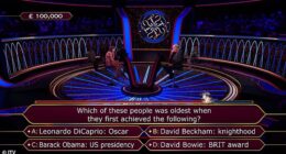 A contestant on Millionaire Hot Seat found herself stuck on this question - do you know the right answer?