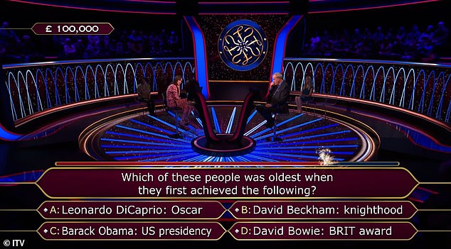 A contestant on Millionaire Hot Seat found herself stuck on this question - do you know the right answer?