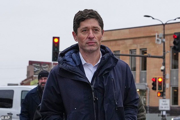 Minneapolis Mayor Jacob Frey is seen Friday, Jan. 16, 2026, in Minneapolis