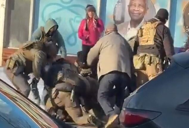 A Minneapolis man has been killed after being shot by a Border Patrol officer during a struggle