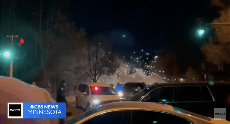Anti-Ice agitators smash up federal law enforcement vehicles in Minneapolis.