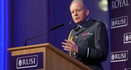 Britain¿s Chief of the Defence Staff, Air Chief Marshal Sir Richard Knighton, is said to have warned Sir Keir Starmer about a £28billion military funding black hole
