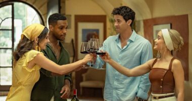 Emily Henry at Netflix's People We Meet on Vacation premiere