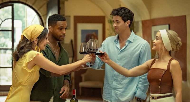 Emily Henry at Netflix's People We Meet on Vacation premiere