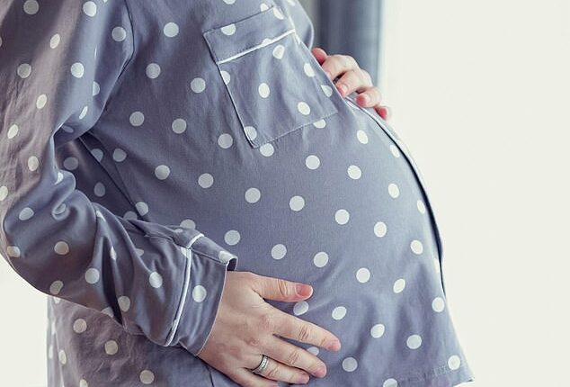 For many moms-to-be, pregnancy can be an exciting and special time in their life - but it can also be full of surprises, especially if it's their first time (stock image)