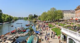 The riverside at Richmond-upon-Thames in South West London, which has become a magnet for the rich and famous - with novelist Richard Osman the latest to move in