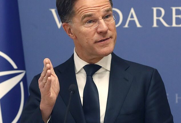 NATO chief Mark Rutte, pictured above on January 12 in Croatia, said on Monday that Arctic security was now ‘a priority’ after Donald Trump declared the US would take Greenland ‘one way or the other’