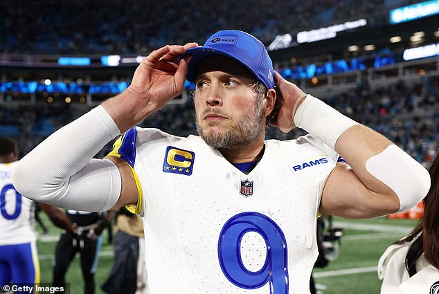 Matthew Stafford will have tests on the finger injury sustained as the Rams beat the Panthers