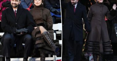 NYC Mayor Zohran Mamdani's wife, Rama Duwaji, attends inauguration in brown coat and lace-up boots