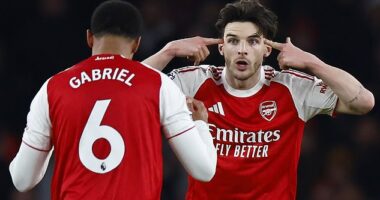 Emmanuel Petit has called upon Declan Rice to turn from nice guy to nasty in pursuit of the Premier League title