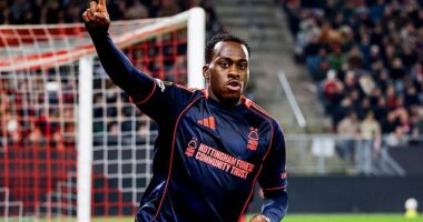 Arnaud Kalimuendo is set to leave Nottingham Forest after just five months at the club