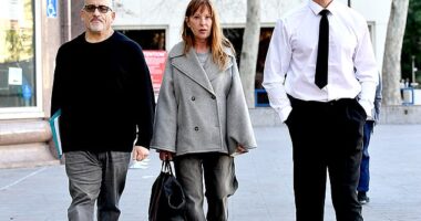 Noughties heart-throb Didier Cohen (pictured right, outside Van Nuys Courthouse on Wednesday with his mother, centre) is fighting to stay out of an American prison after being accused of breaking into his father's Malibu home and assaulting him and his live-in girlfriend