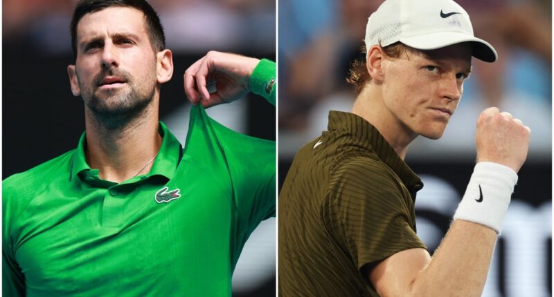 Novak Djokovic v Jannik Sinner start time and how to watch Australian Open semi-final