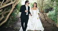Brooklyn Beckham's claims that his mother Victoria 'hijacked' his first dance at his wedding are at odds with Vogue's official account of the nupitals, (Brooklyn pictured with wife Nicola)