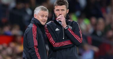 Ole Gunnar Solskjaer and Michael Carrick are the two candidates for the Man United interim job