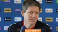 Oliver Glasner broke the news during his press conference on Friday afternoon