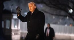 The 34-page National Defence Strategy document, the first since 2022, criticised partners from Europe and Asiafor relying on previous US administrations to subsidise their defence. Pictured: Donald Trump walks on the South Lawn of the White House