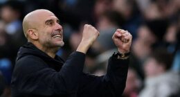 Pep Guardiola wore a huge grin as Man City returned to winning ways against Wolves