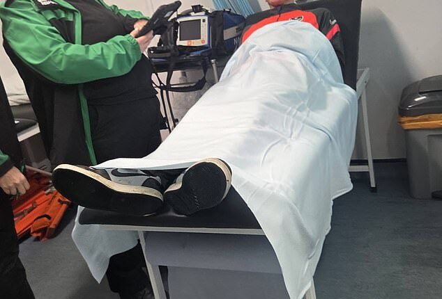 Portsmouth ball boy, 16, suffers hearing loss and is left 'shaken up' after flashbang detonates during derby clash with Southampton - as his mother opens up on impact of incident