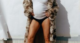 Pregnant Ellie Goulding has posed in her underwear for a new cover-shoot with the latest issue of NYLON magazine