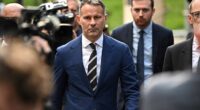 Ryan Giggs, pictured leaving court in 2022, was cleared of domestic abuse charges