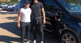 Riccardo Leighton's job is to source and finance cars for footballers (pictured with Harry Kane)