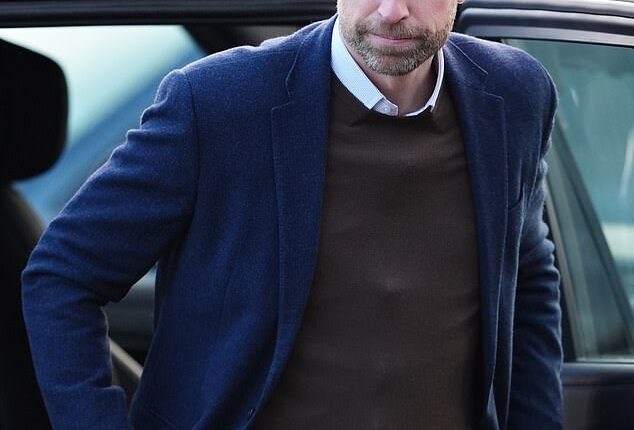 The Prince of Wales visits the National Curling Academy in Stirling yesterday