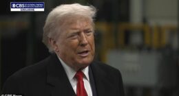 President Donald Trump sent a heartfelt message to Renee Good's father, who is a supporter of his, during a CBS News interview on Tuesday