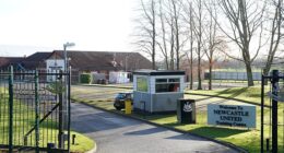 Newcastle's current training ground is undergoing expansion work that is expected to be completed this year