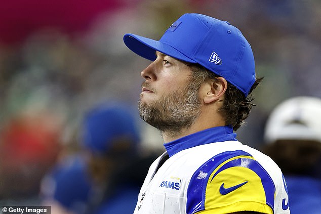 Matthew Stafford would not discuss retirement in the aftermath of Los Angeles' playoff agony