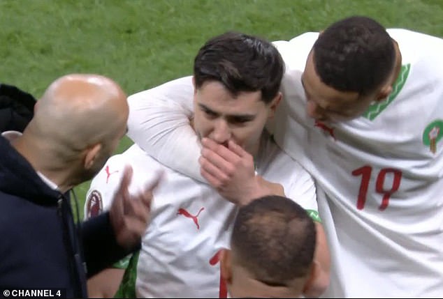 Brahim Diaz was left in tears after his Panenka penalty attempt fell flat in the Africa Cup of Nations final
