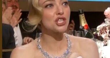 Amanda Seyfried raised eyebrows at the 2026 Golden Globes after cameras caught a series of awkward reactions she made during the night's major acting announcements