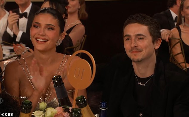 Timothée Chalamet appeared to 'snub' girlfriend Kylie Jenner at The Golden Globes just one week after he declared his love to her after taking home a Critics Choice Award for his role in Marty Supreme